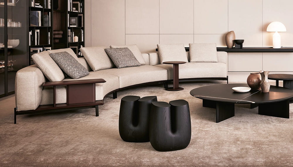 Corner table Poliform Ube в интерьере