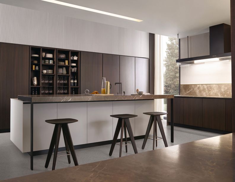 Bar stool Poliform Ics в интерьере