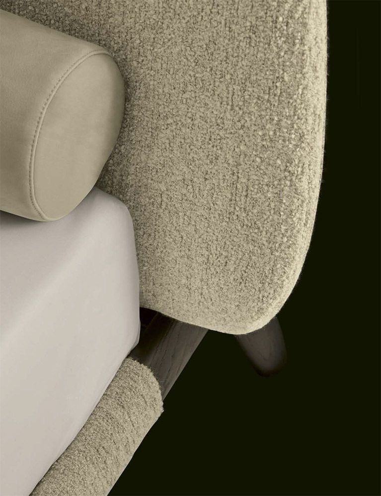 Bed Poliform Curve в интерьере