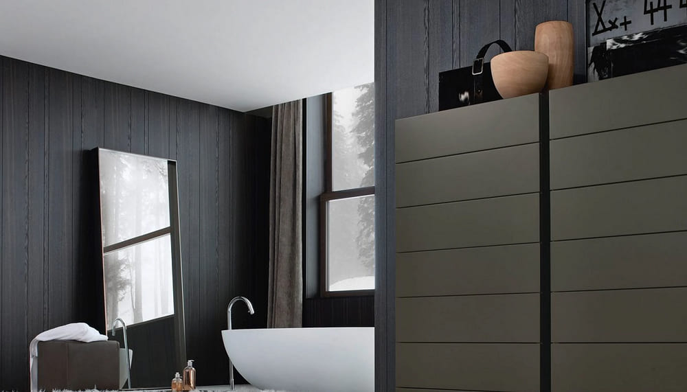 Mirror Poliform Sara в интерьере