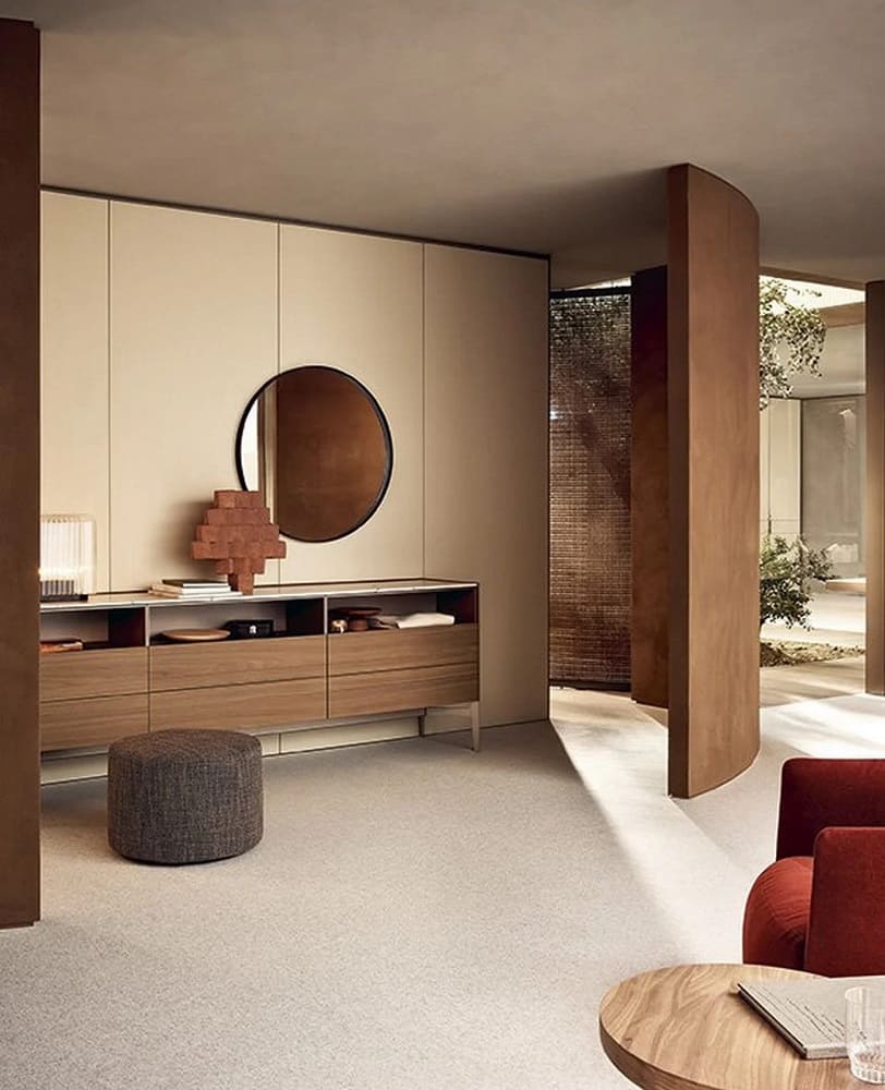 Mirror Poliform Circle в интерьере