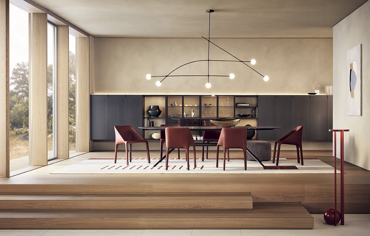 Shelving unit Poliform Code в интерьере