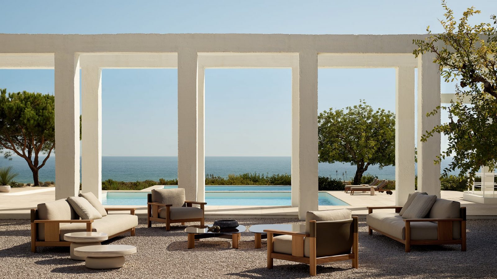 Outdoor armchair Poliform Ketch в интерьере