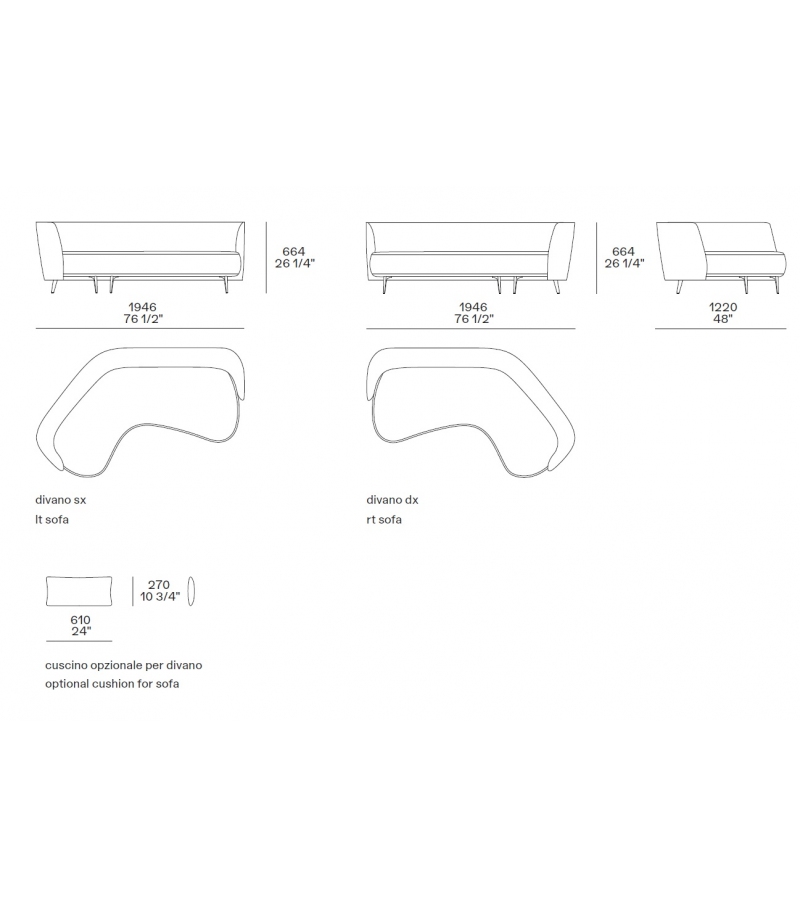 Sofa Poliform Sunday в интерьере