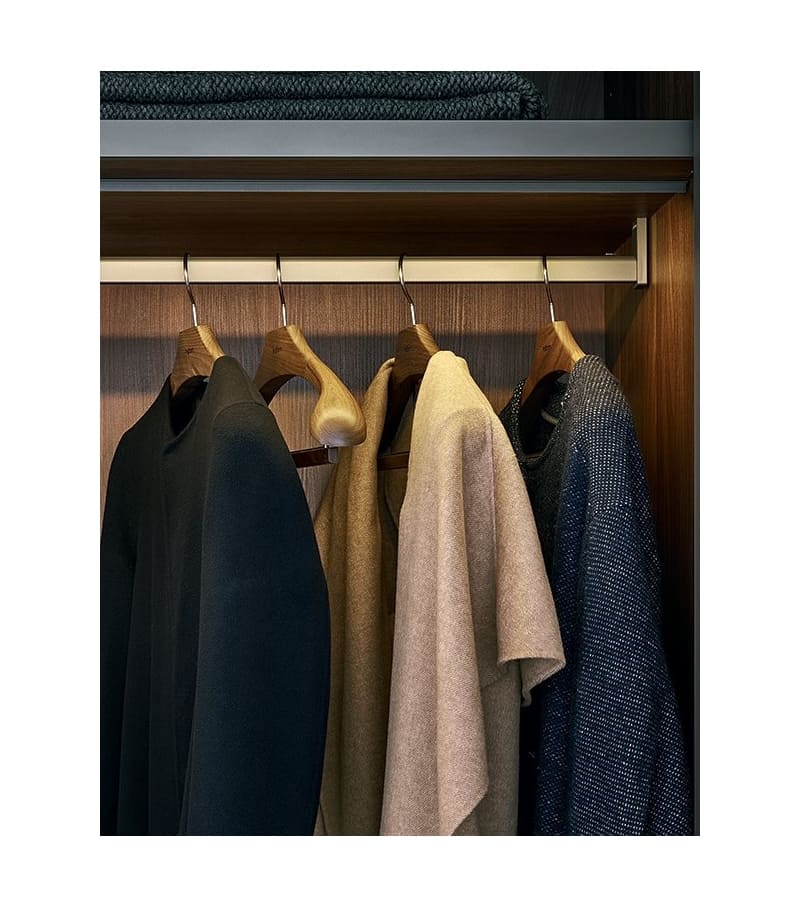 Walk-in closet Poliform Senzafine в интерьере