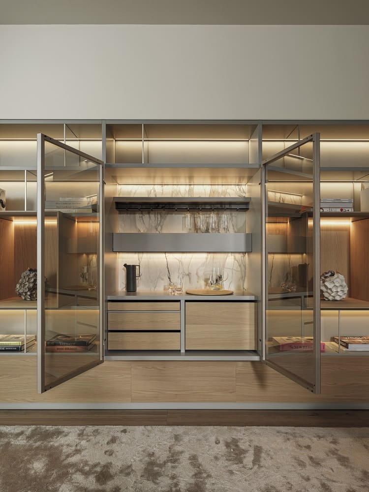 Shelving unit Molteni 505 UP System в интерьере
