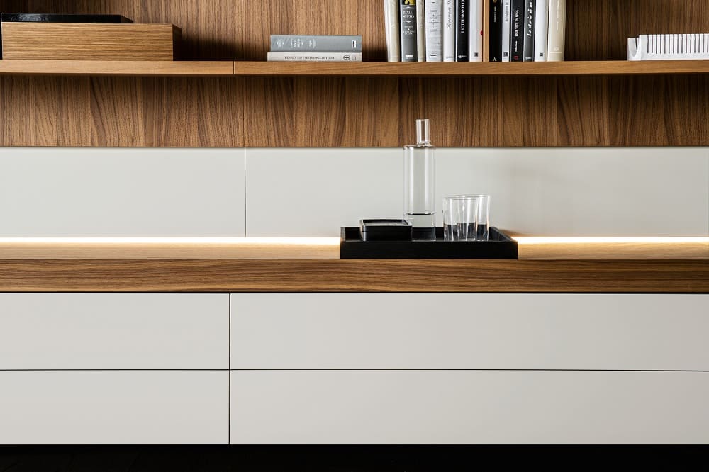Shelving unit Molteni Grid в интерьере