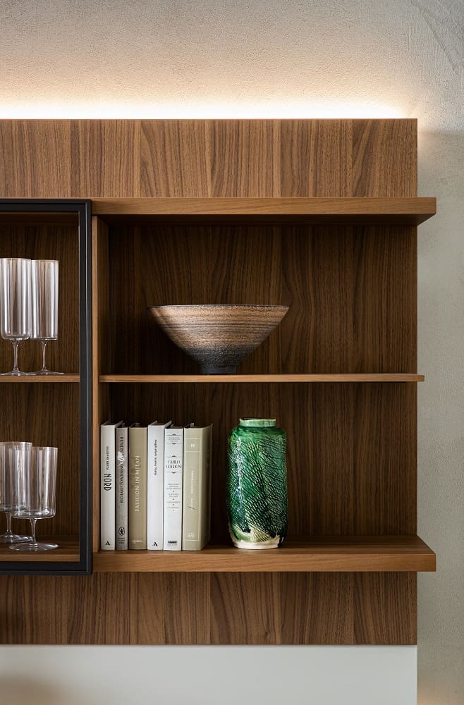 Shelving unit Molteni Grid в интерьере