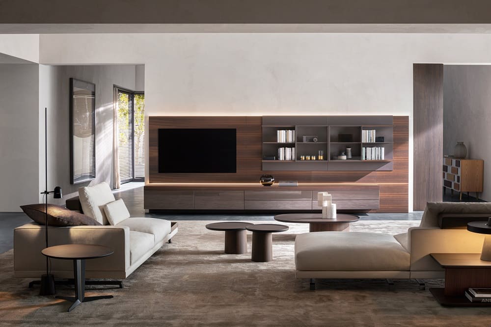 Shelving unit Molteni Grid в интерьере