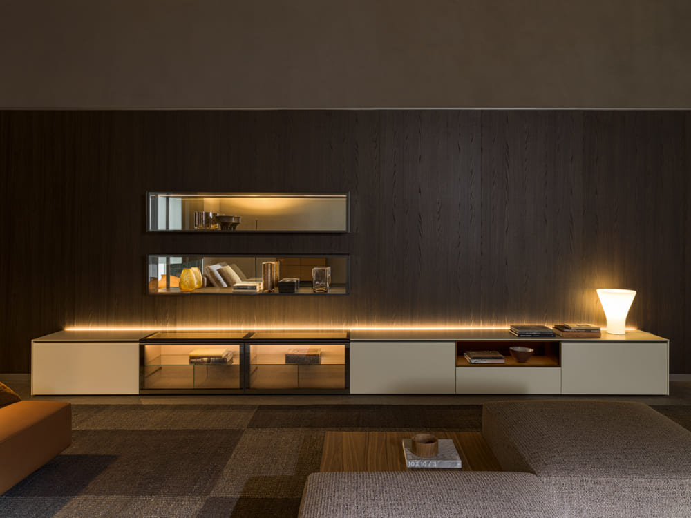 Shelving unit Molteni Pass-Word Evolution в интерьере