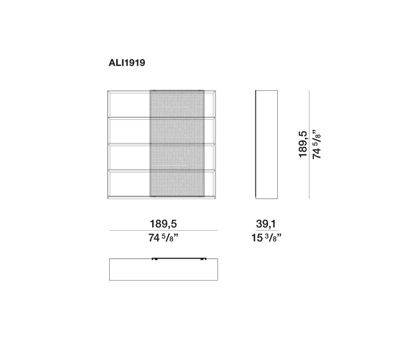 Shelving unit Molteni Ava в интерьере