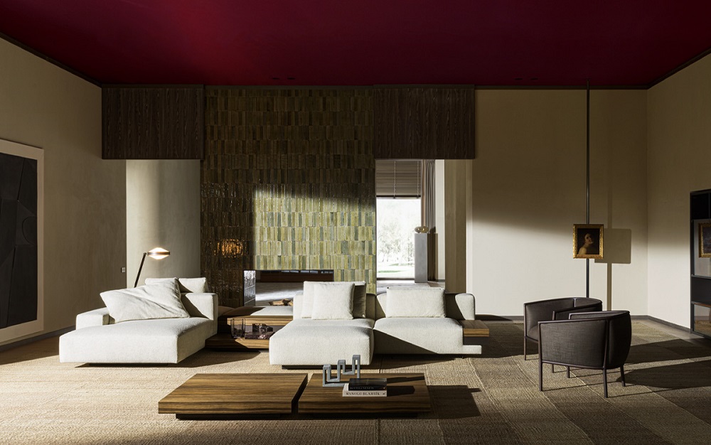 Sofa Molteni Marteen в интерьере