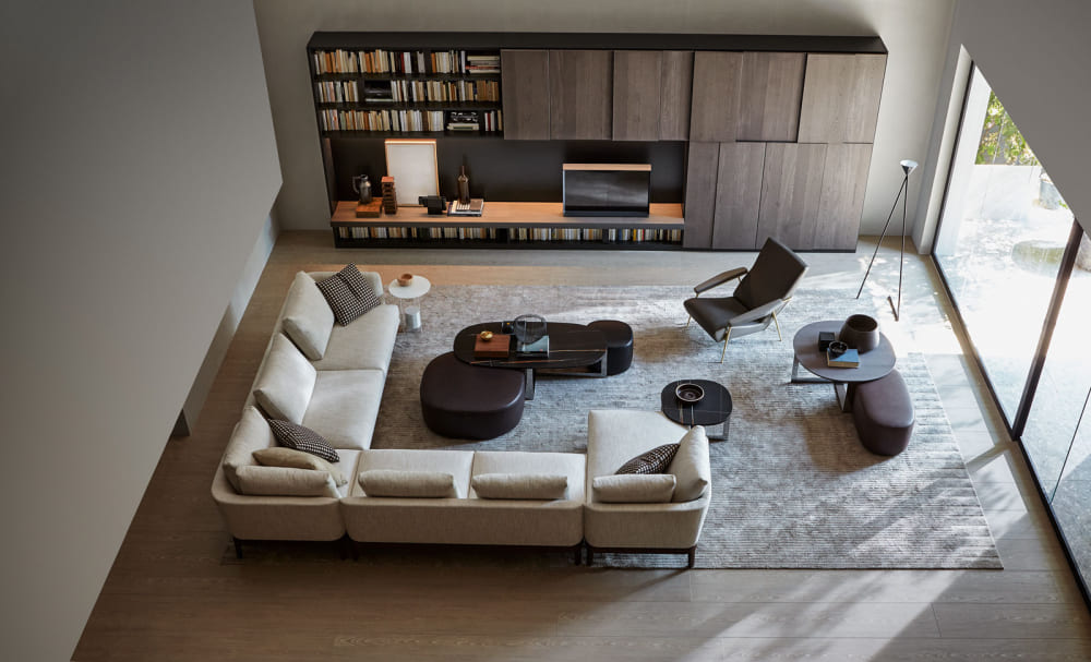 Sofa Molteni Chelsea в интерьере