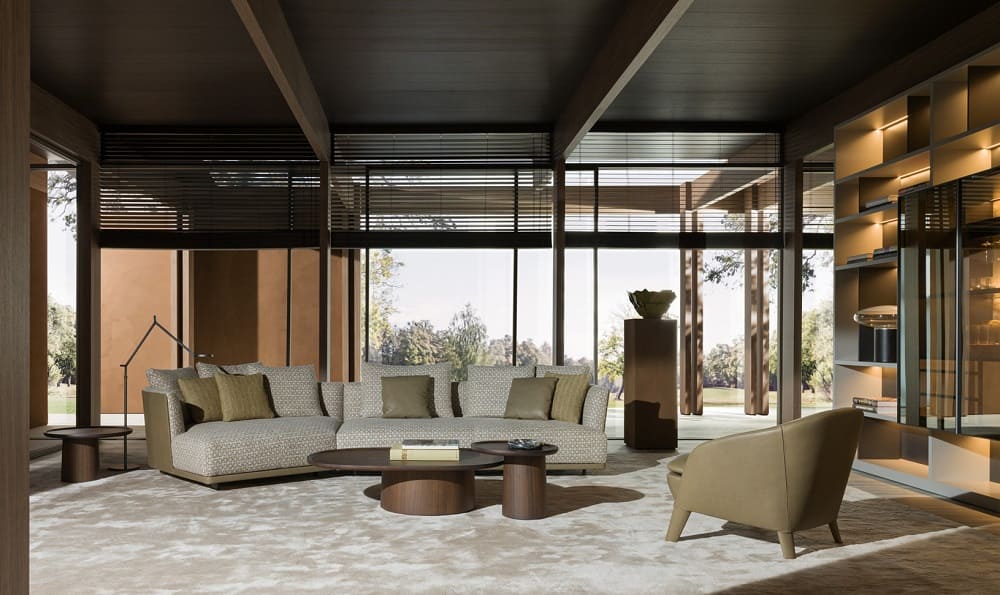 Armchair Molteni Sutton в интерьере