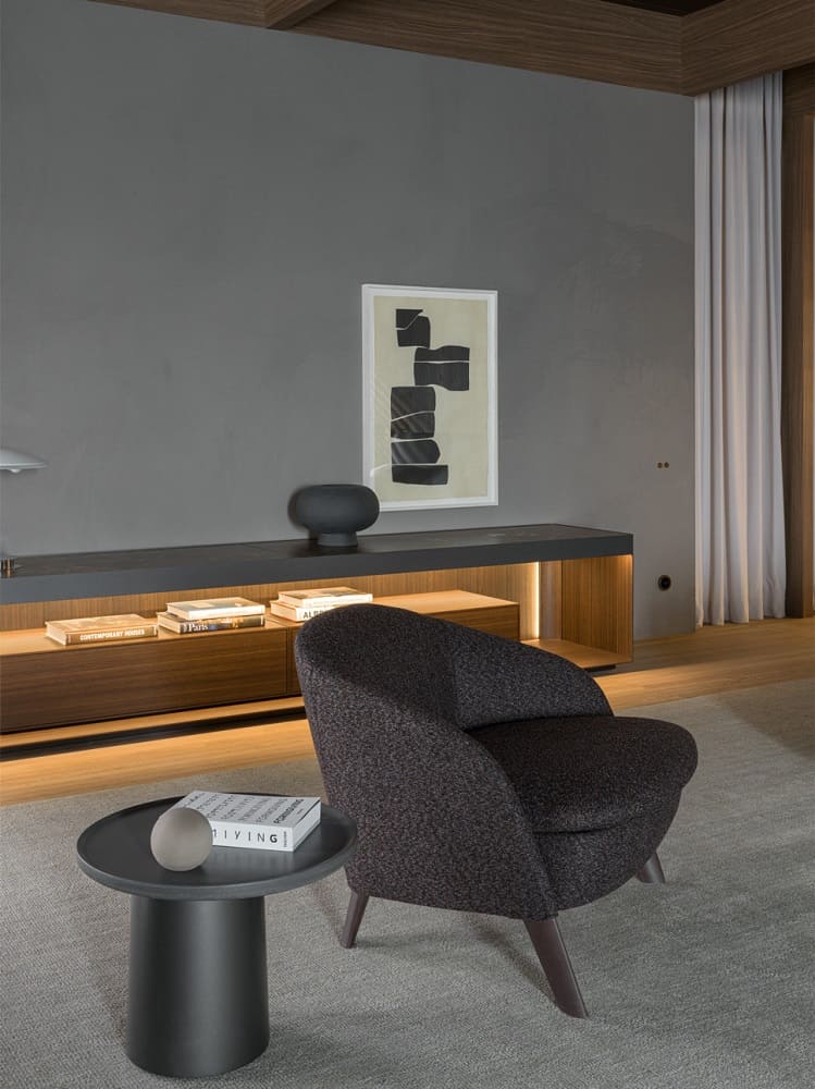 Armchair Molteni Sutton в интерьере