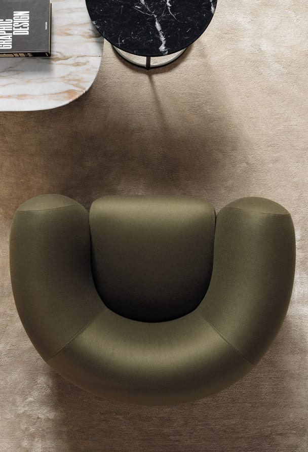 Armchair Molteni Cinnamon в интерьере
