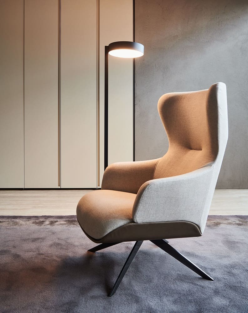 Armchair Molteni Kensington в интерьере