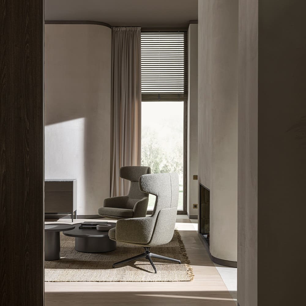 Armchair Molteni Piccadily в интерьере