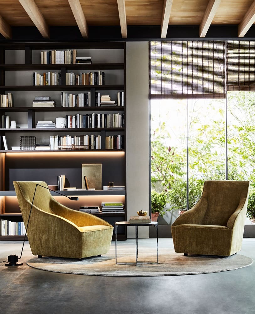 Armchair Molteni Doda-Doda Low в интерьере