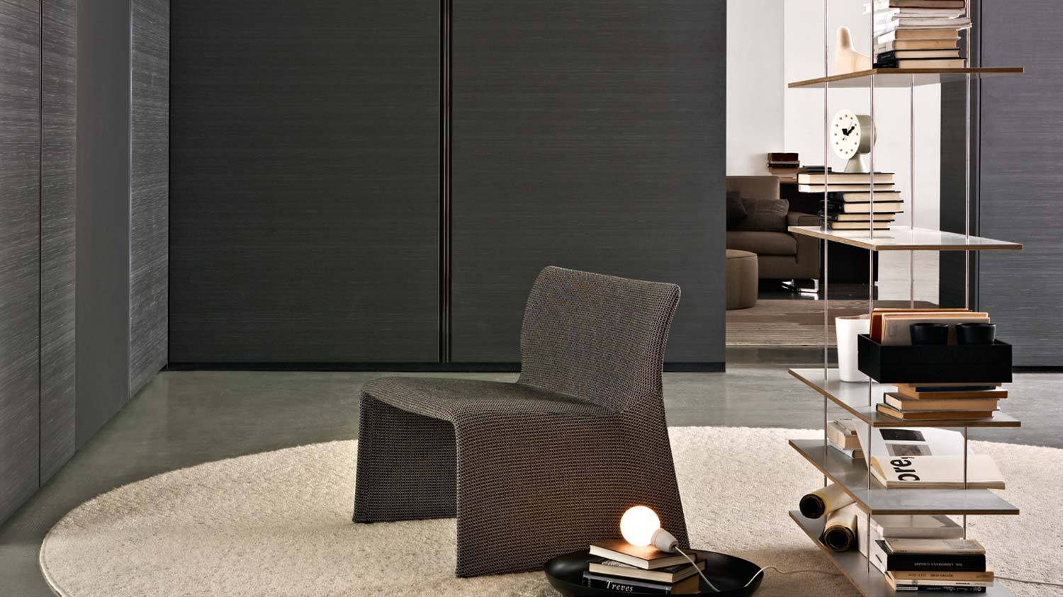 Armchair Molteni Glove в интерьере