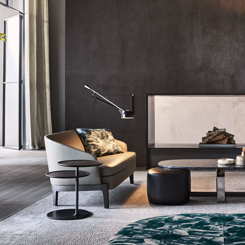 Corner table Molteni Vicino в интерьере