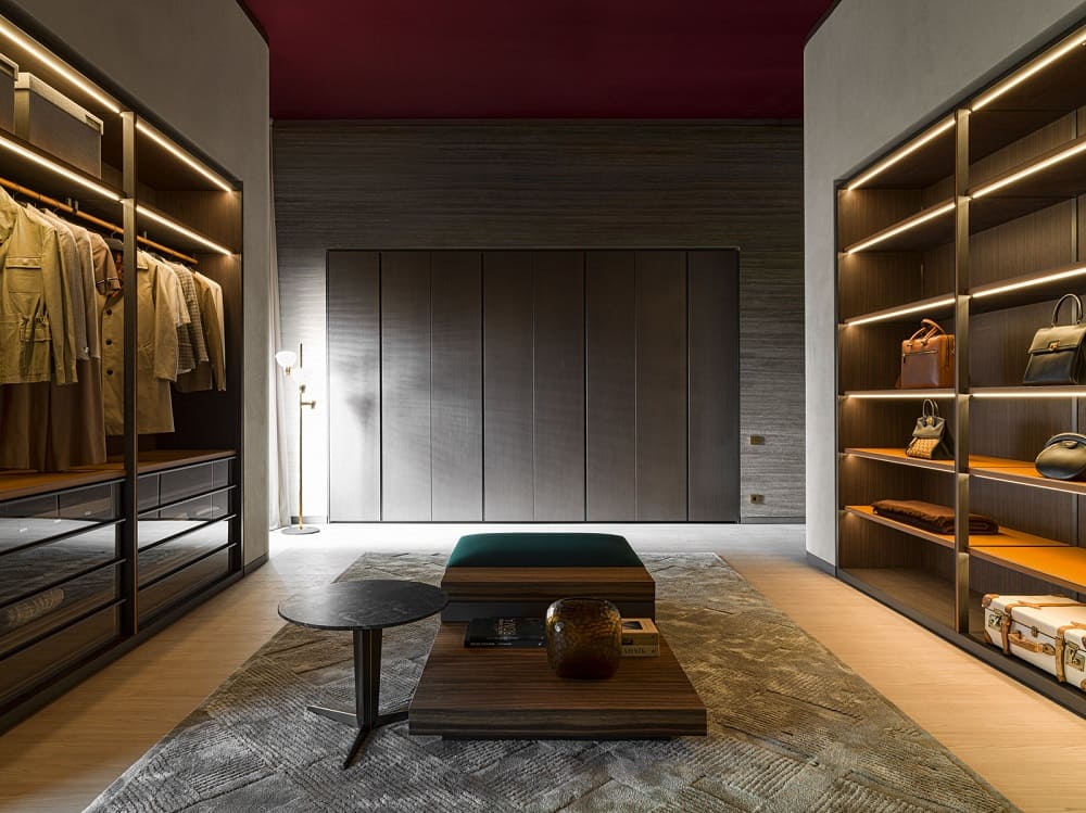 Corner table Molteni Attico в интерьере