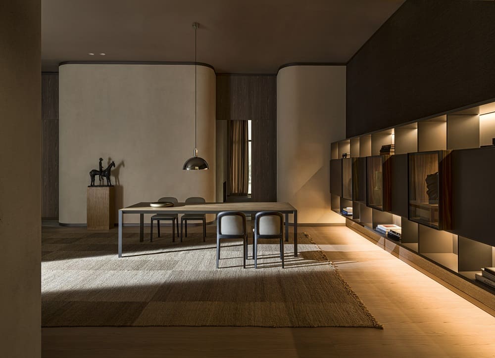 Dining table Molteni Half A Square в интерьере