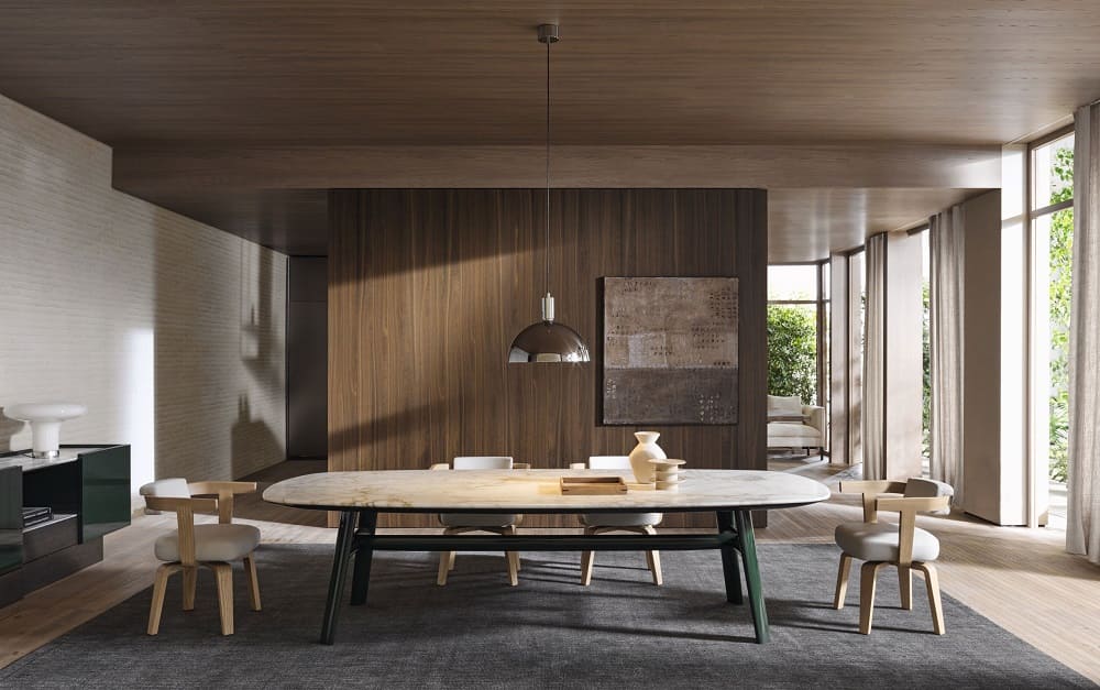 Dining table Molteni Old Ford в интерьере
