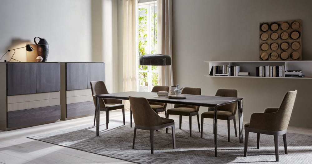 Dining table Molteni Filigree в интерьере
