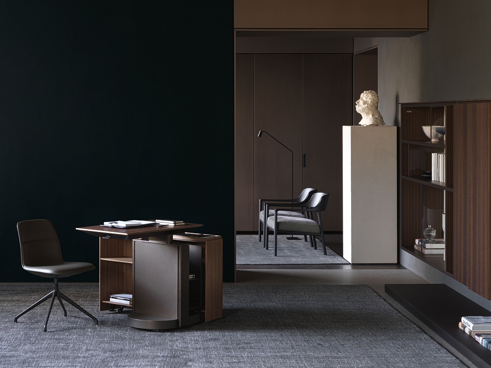 Desk Molteni Touch Down Unit в интерьере