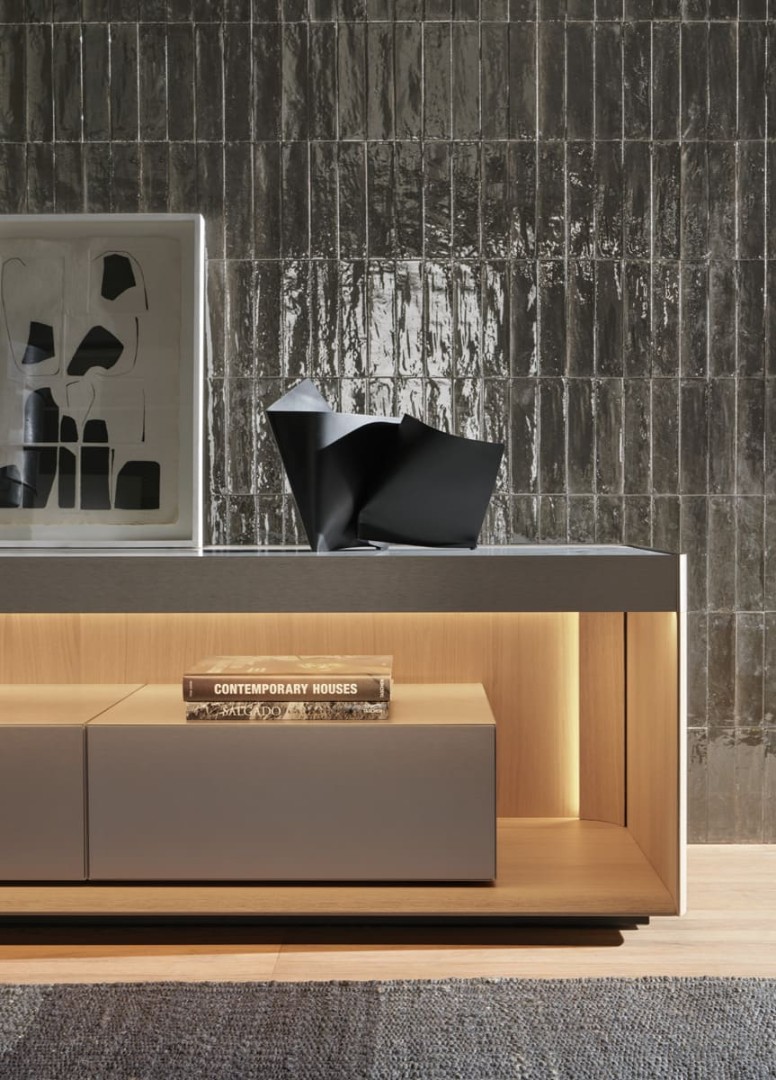 TV unit Molteni Living Box в интерьере