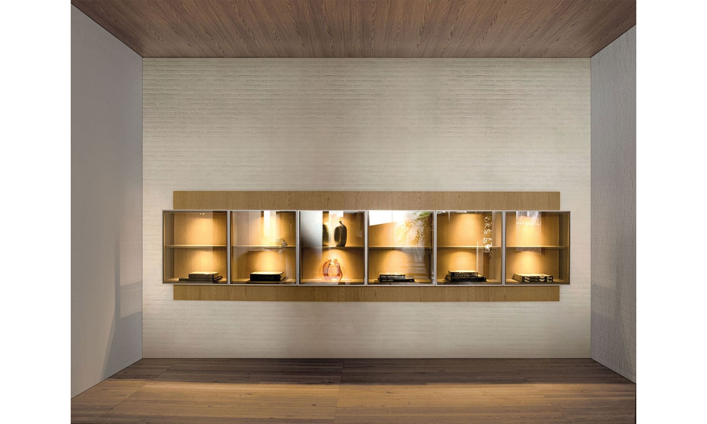 Shelving unit Molteni Pass-Word Evolution Grid-Up