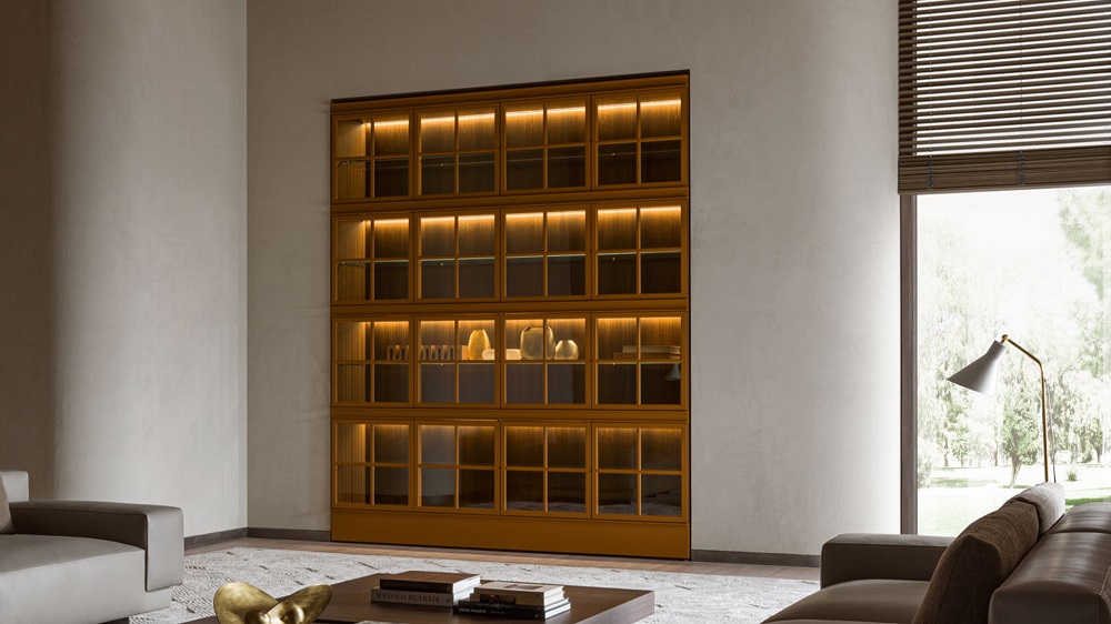 Shelving unit Molteni Piroscafo в интерьере
