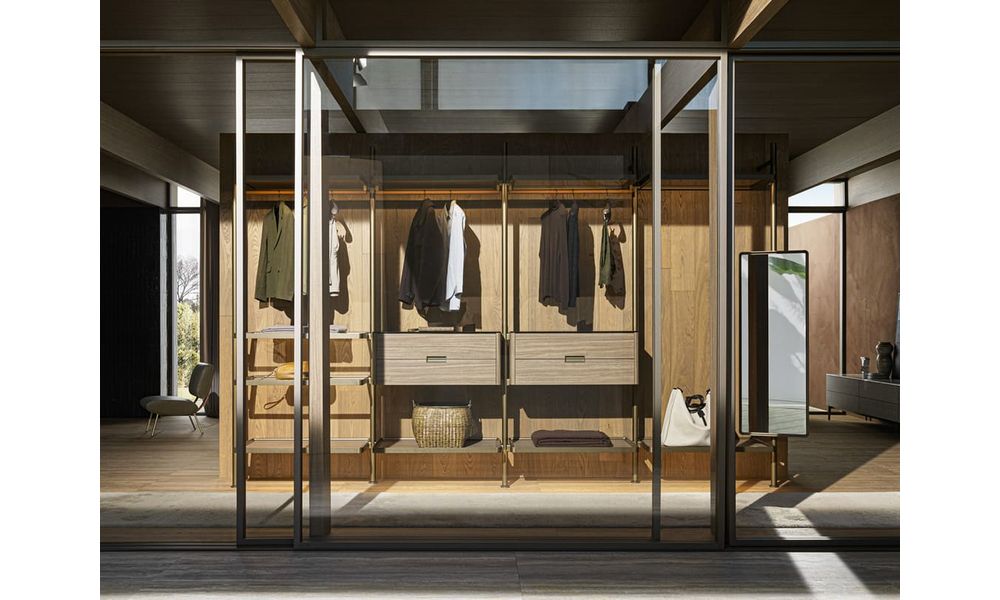 Walk-in closet Molteni Hector Night