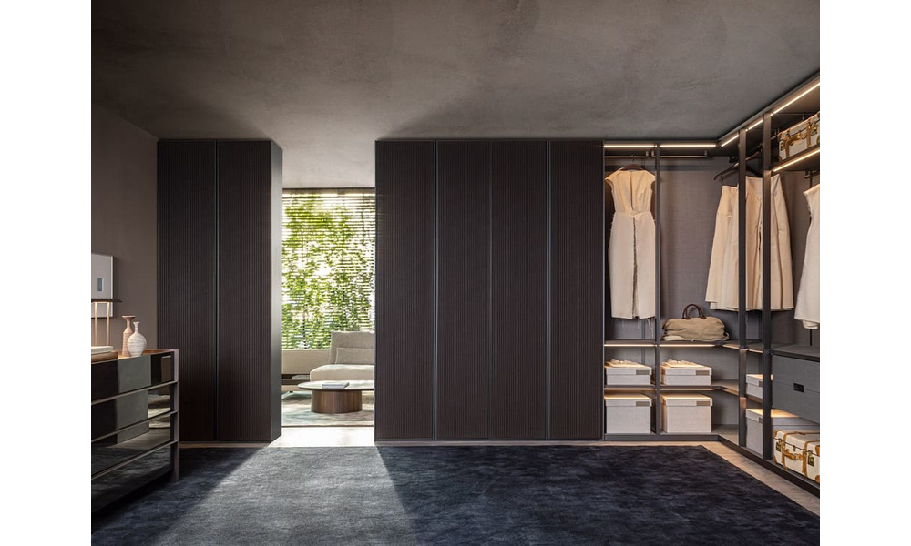 Walk-in closet Molteni Gliss Master-Bamboo