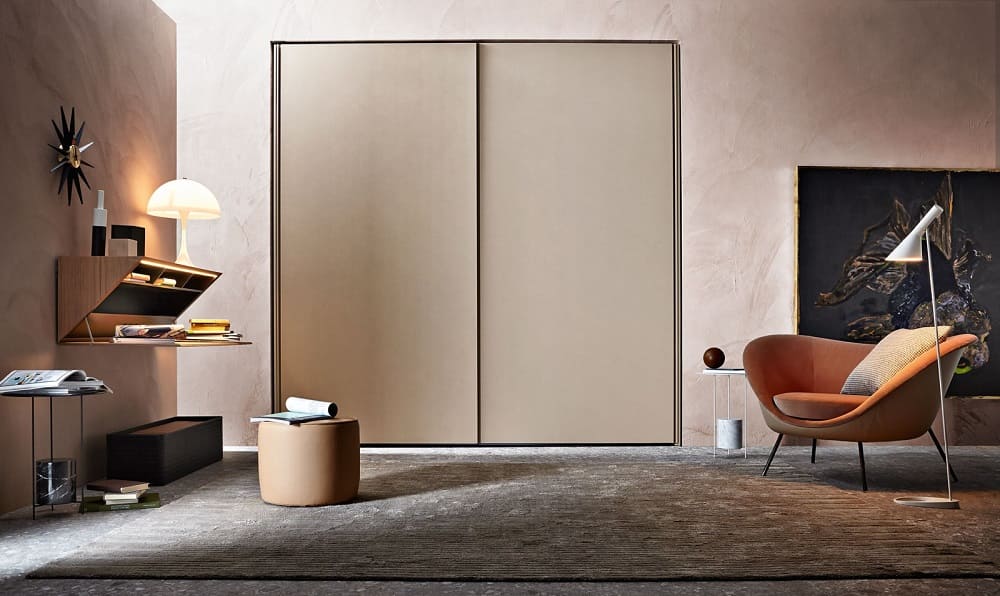 Walk-in closet Molteni Gliss Master-A Filo в интерьере