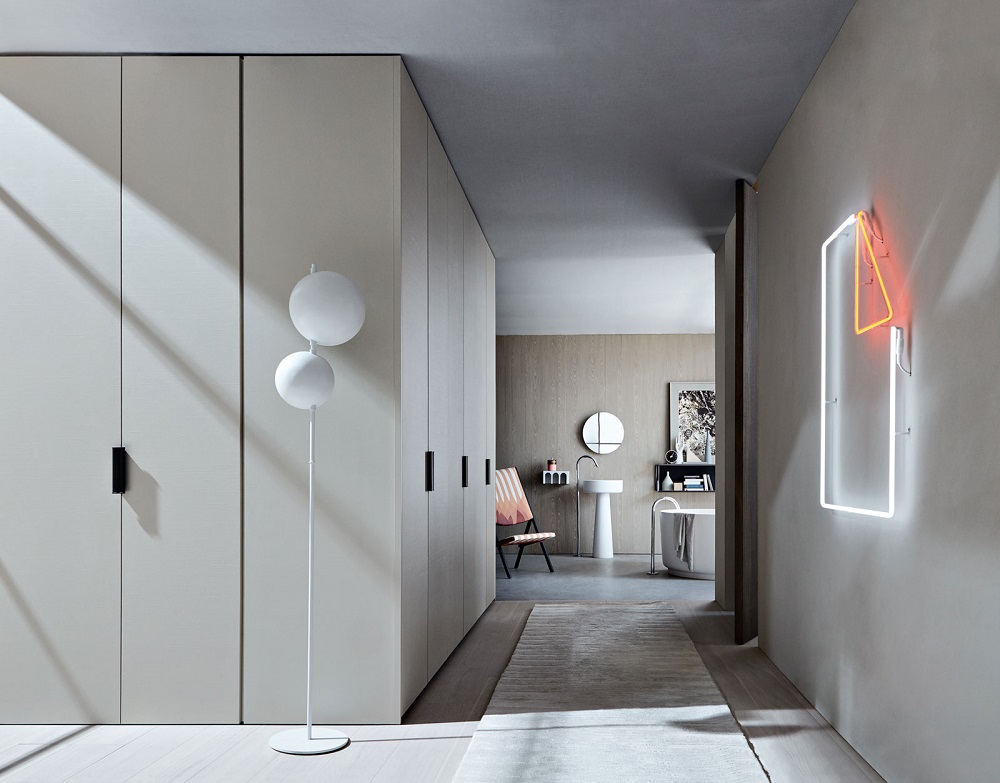 Walk-in closet Molteni Gliss Master-Grip в интерьере