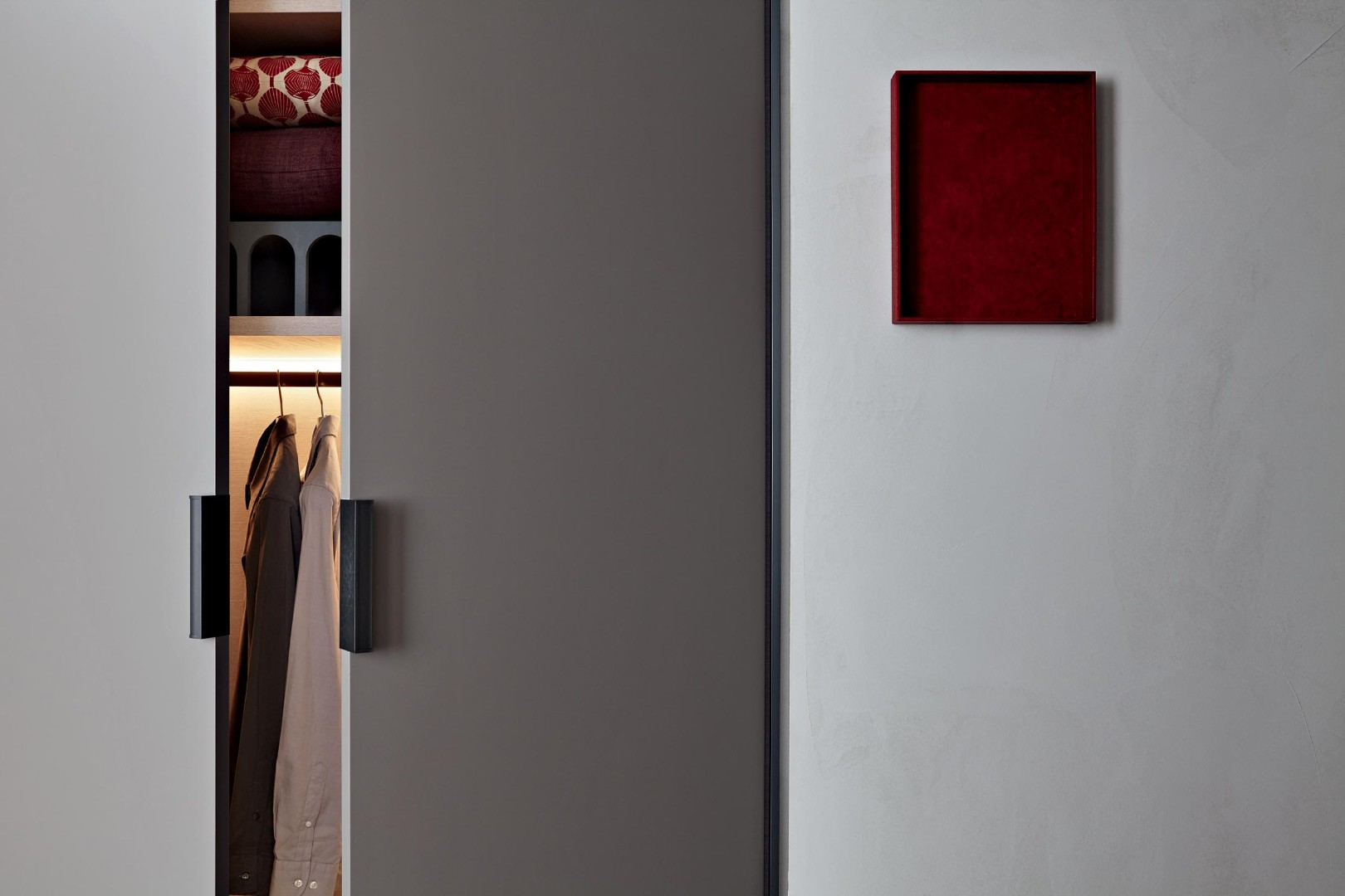 Walk-in closet Molteni Gliss Master-Grip в интерьере