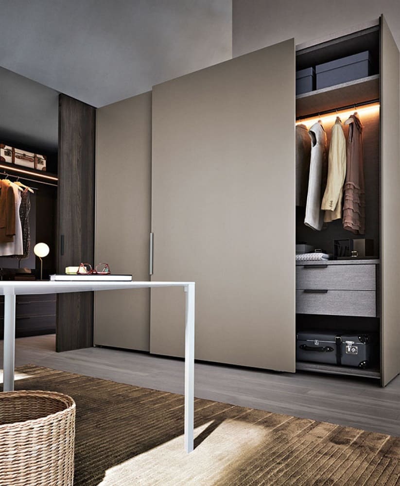 Walk-in closet Molteni Gliss Master-Start в интерьере