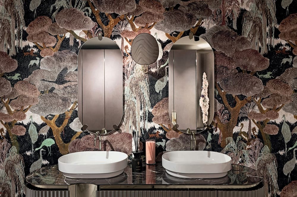 Bathroom cabinet Visionnaire Leonardo в интерьере