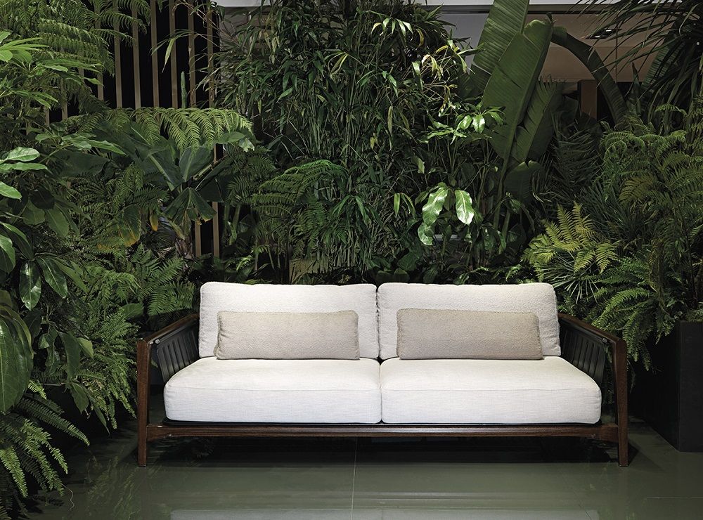Outdoor sofa Visionnaire Green life в интерьере