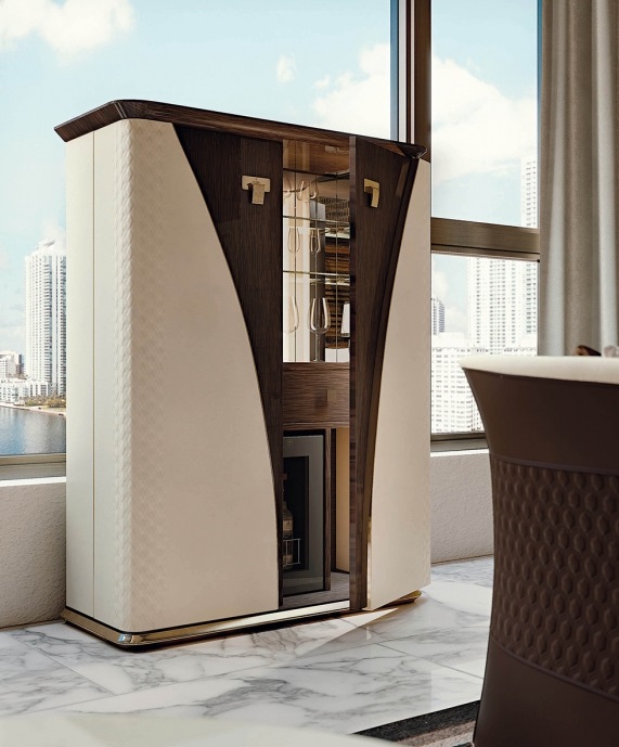 Turri Vogue wine cabinet в интерьере