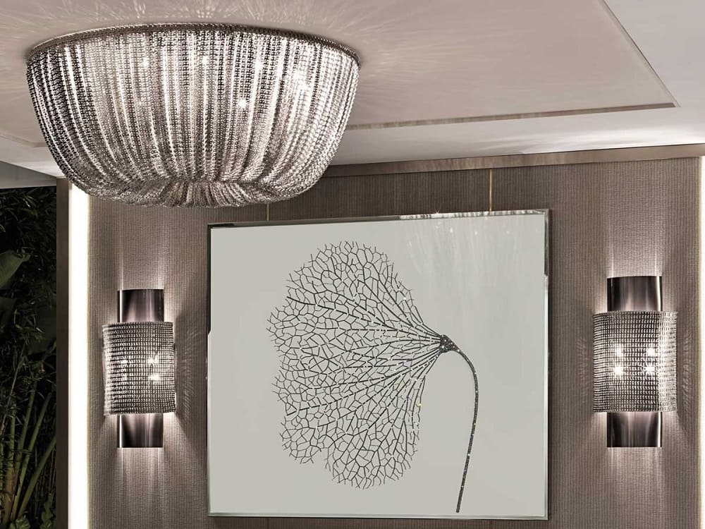 Painting Visionnair Dry Leaf в интерьере