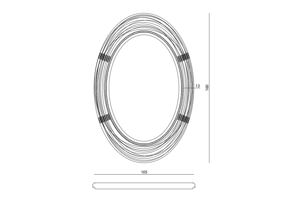 Mirror Visionnaire Fouquet в интерьере