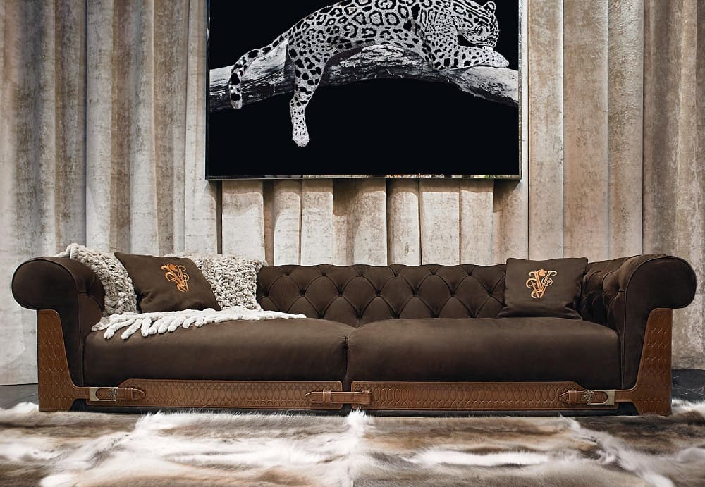 Painting Visionnaire Leopardo в интерьере