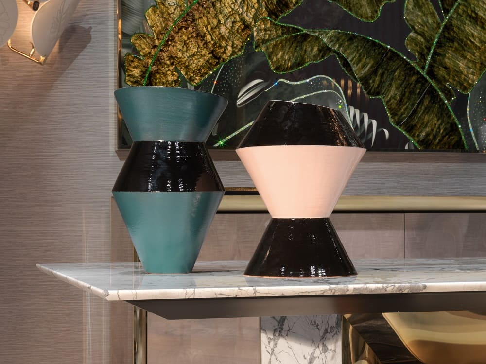 Set of vases Visionnaire Swing в интерьере