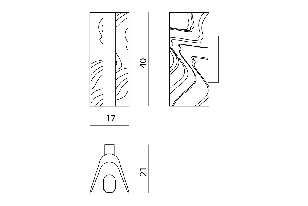 Sconce Visionnaire Wave в интерьере