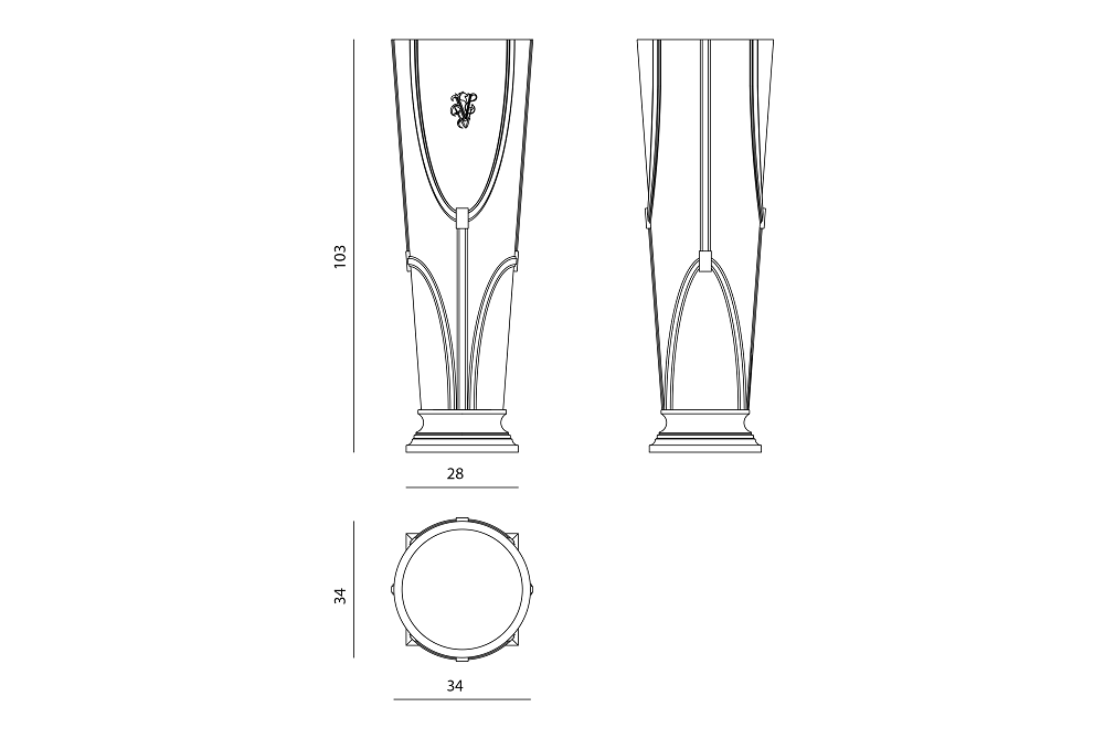 Vase Visionnaire Windsor в интерьере