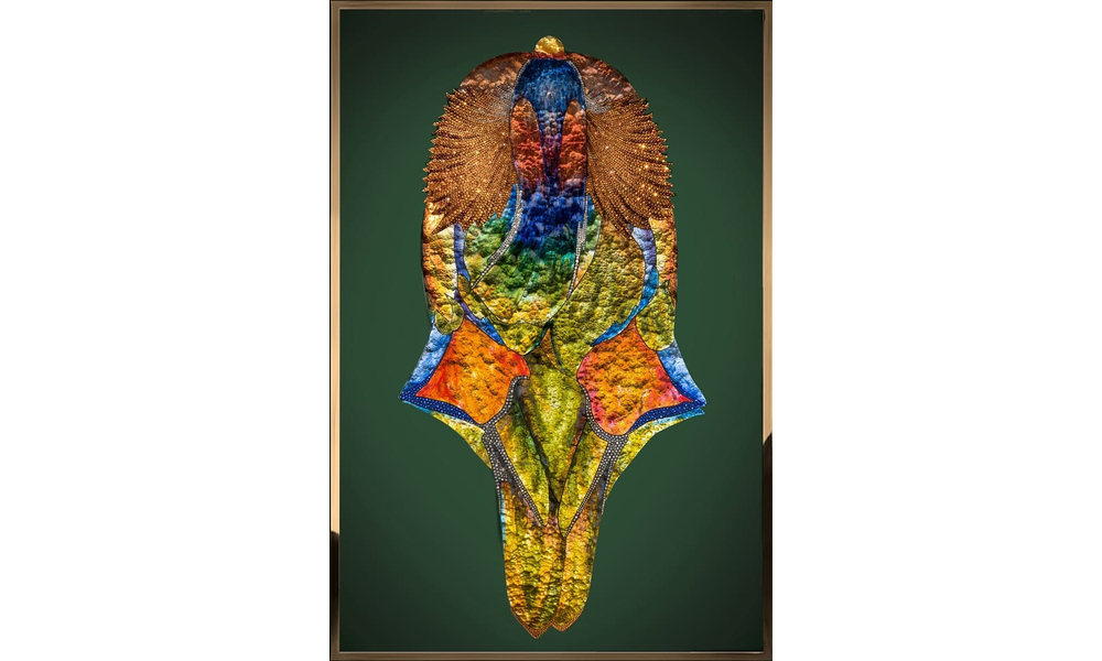 Painting Visionnaire Anatra Mandarina