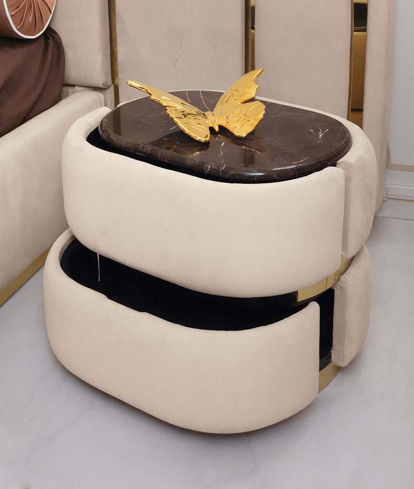Nightstand Visionnaire Bradley в интерьере